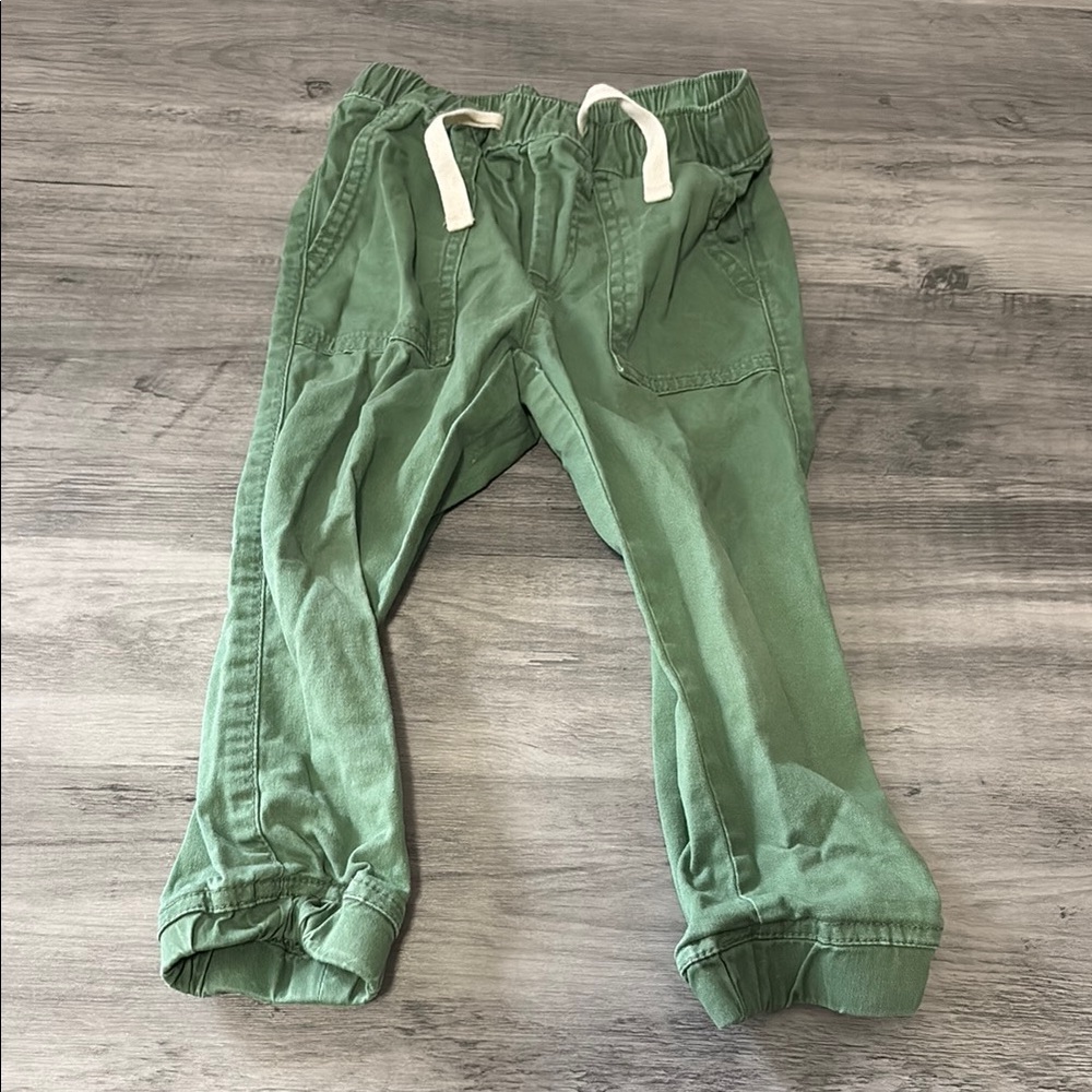 Green Kids Jogger Pants